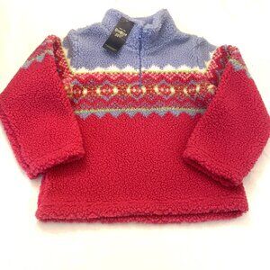 OshKosh B;qosh Girls size 5 plush winter Outerwear Height 42-45" zippered